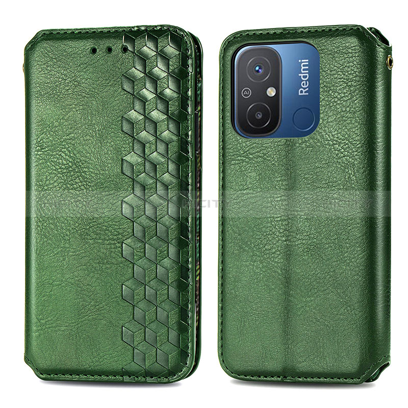 Funda de Cuero Cartera con Soporte Carcasa S01D para Xiaomi Poco C55