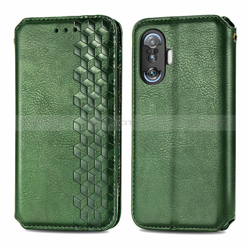 Funda de Cuero Cartera con Soporte Carcasa S01D para Xiaomi Poco F3 GT 5G