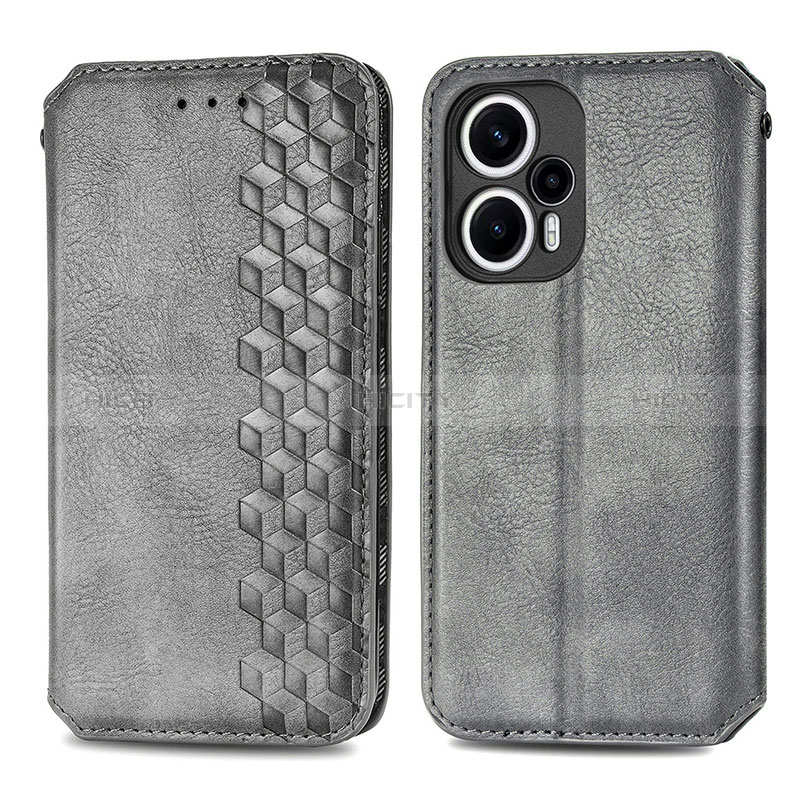 Funda de Cuero Cartera con Soporte Carcasa S01D para Xiaomi Poco F5 5G