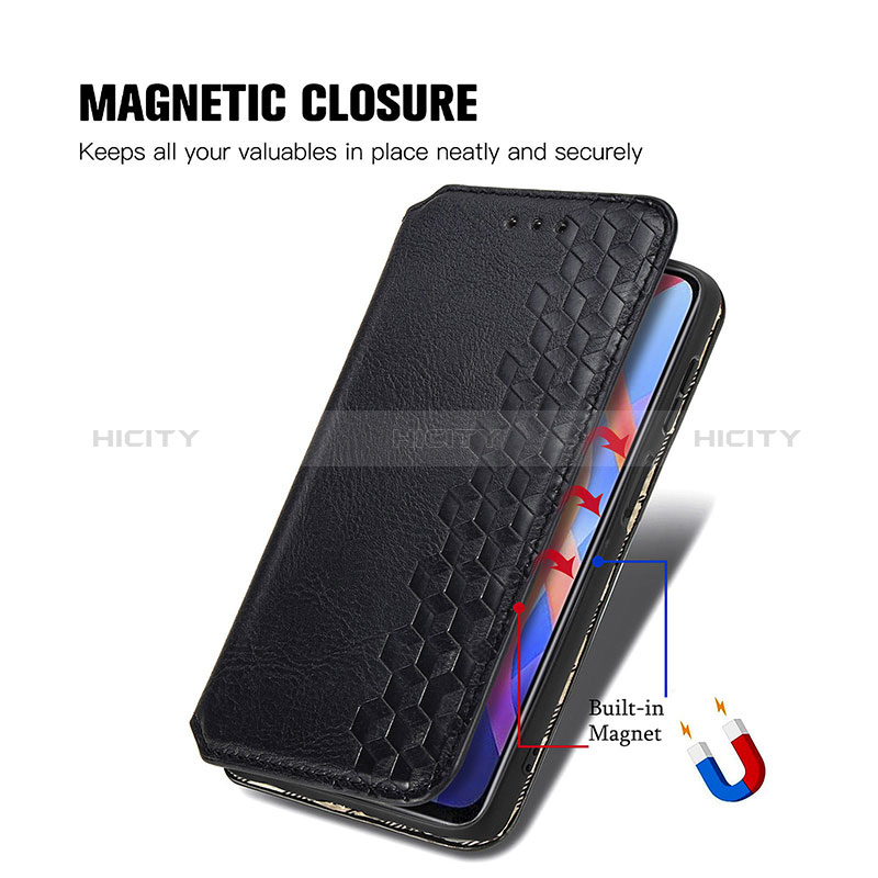 Funda de Cuero Cartera con Soporte Carcasa S01D para Xiaomi Poco M4 Pro 5G