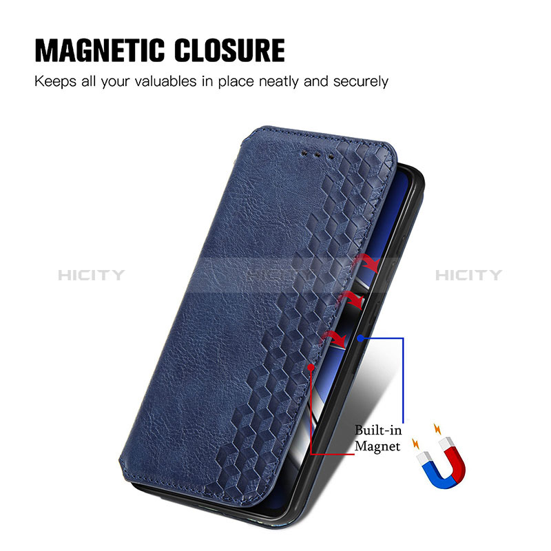 Funda de Cuero Cartera con Soporte Carcasa S01D para Xiaomi Poco X4 Pro 5G