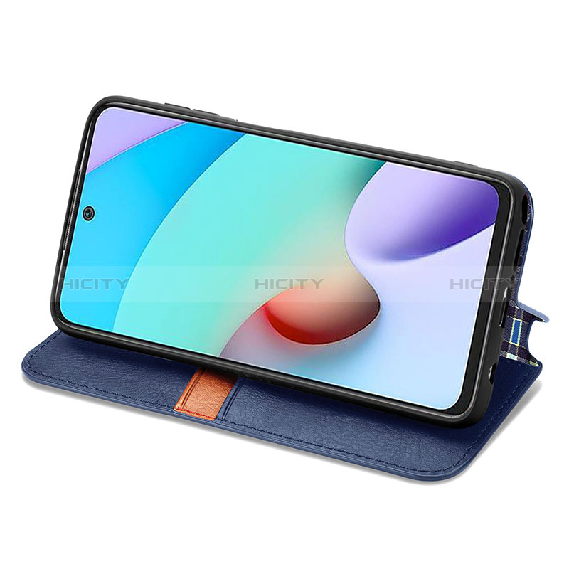 Funda de Cuero Cartera con Soporte Carcasa S01D para Xiaomi Redmi 10 (2022)