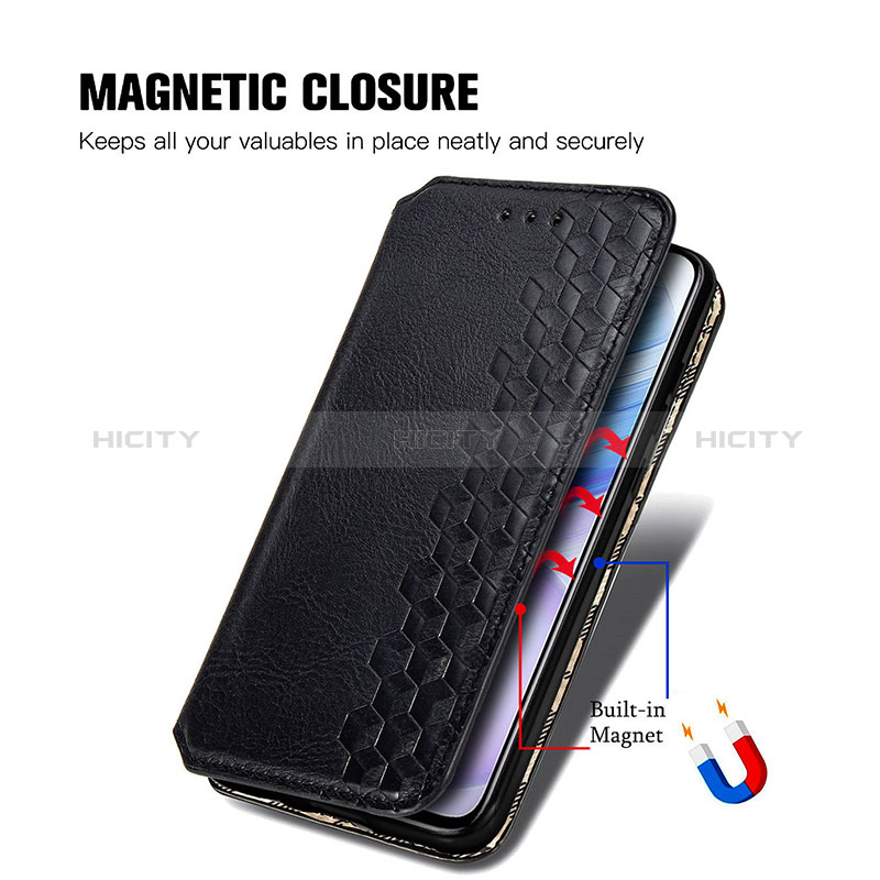 Funda de Cuero Cartera con Soporte Carcasa S01D para Xiaomi Redmi 10X Pro 5G