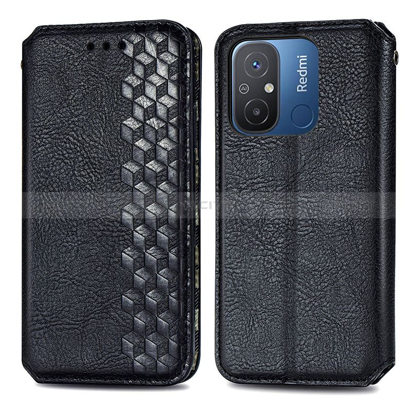 Funda de Cuero Cartera con Soporte Carcasa S01D para Xiaomi Redmi 11A 4G