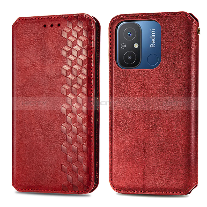 Funda de Cuero Cartera con Soporte Carcasa S01D para Xiaomi Redmi 11A 4G