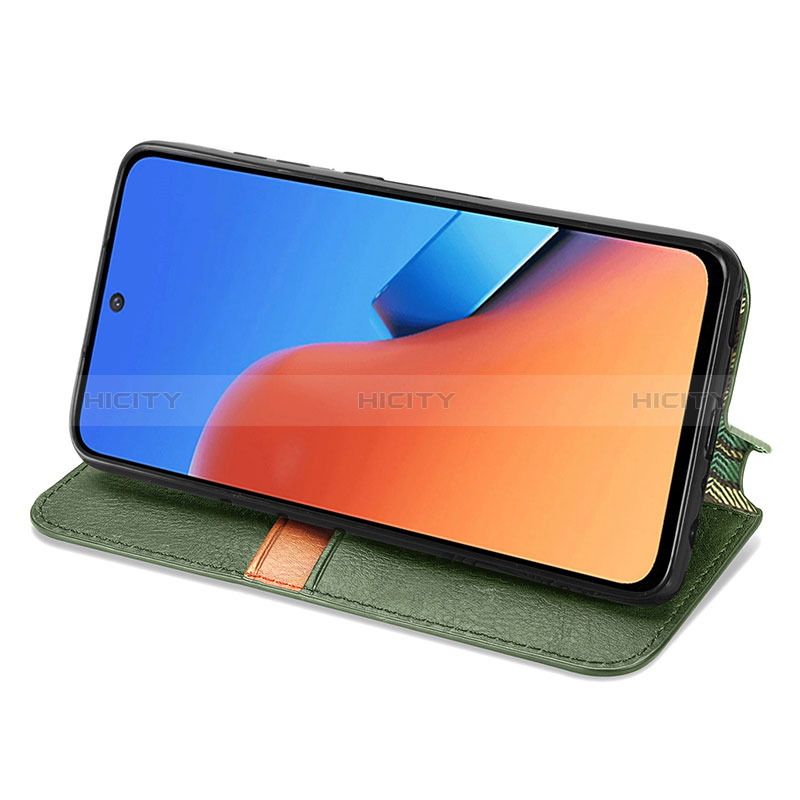 Funda de Cuero Cartera con Soporte Carcasa S01D para Xiaomi Redmi 12 4G