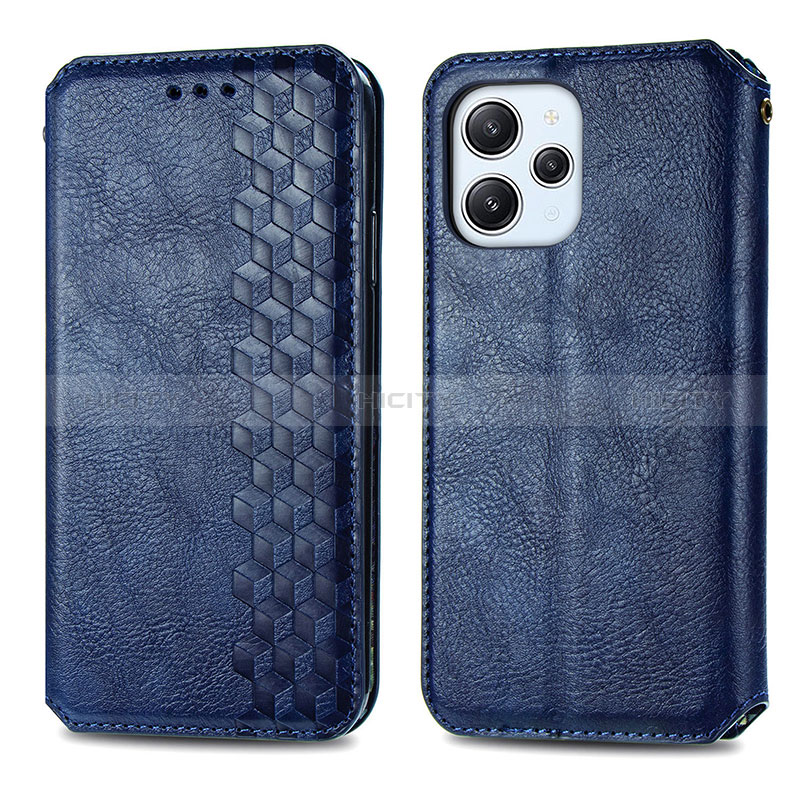 Funda de Cuero Cartera con Soporte Carcasa S01D para Xiaomi Redmi 12 4G