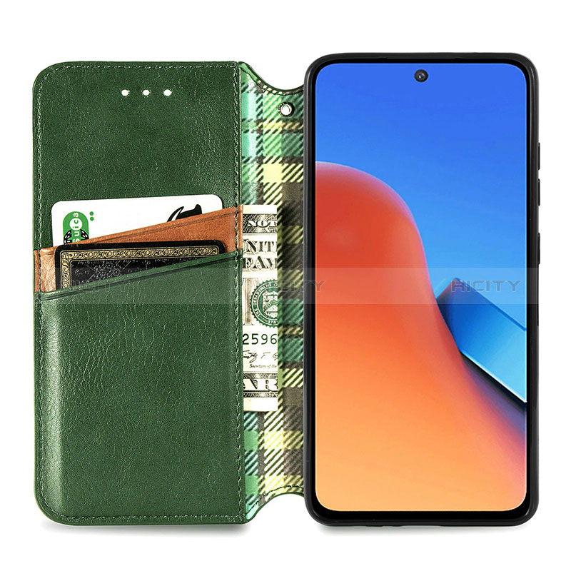 Funda de Cuero Cartera con Soporte Carcasa S01D para Xiaomi Redmi 12 4G