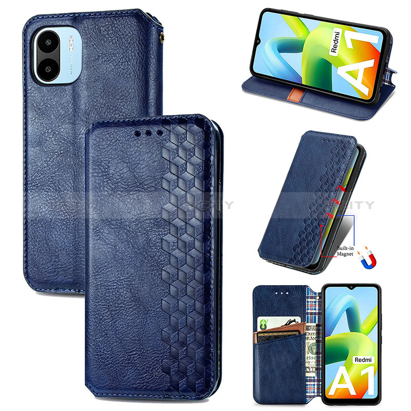 Funda de Cuero Cartera con Soporte Carcasa S01D para Xiaomi Redmi A2 Plus