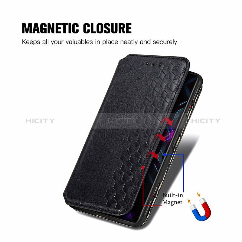 Funda de Cuero Cartera con Soporte Carcasa S01D para Xiaomi Redmi K40 Gaming 5G