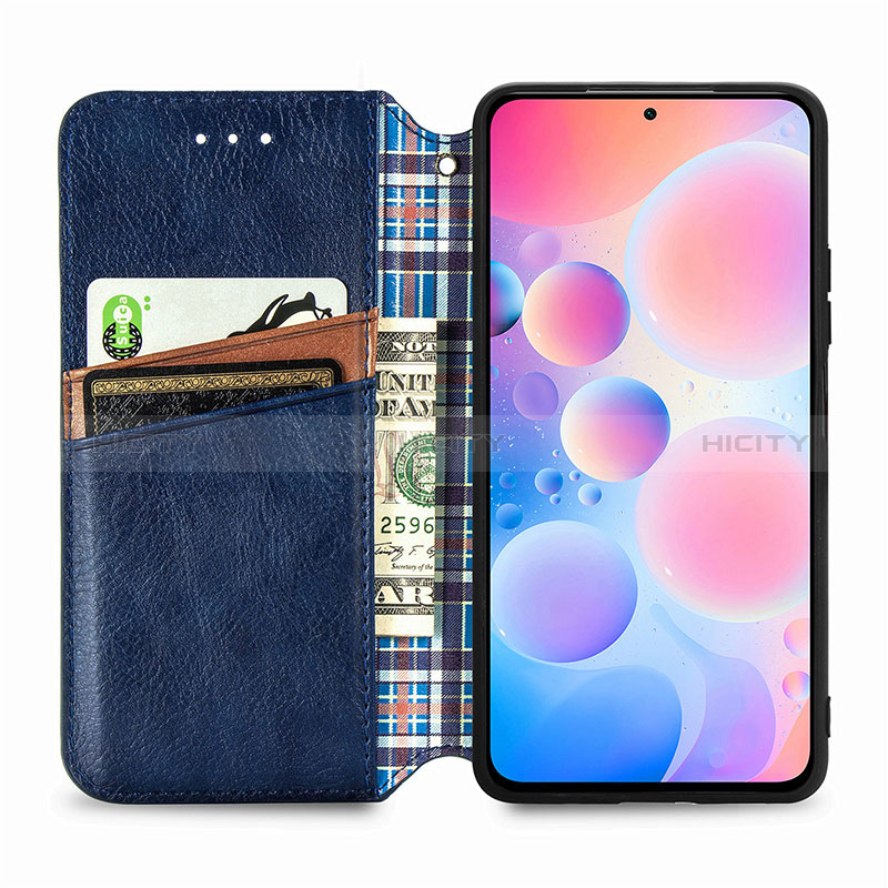 Funda de Cuero Cartera con Soporte Carcasa S01D para Xiaomi Redmi K40 Pro 5G