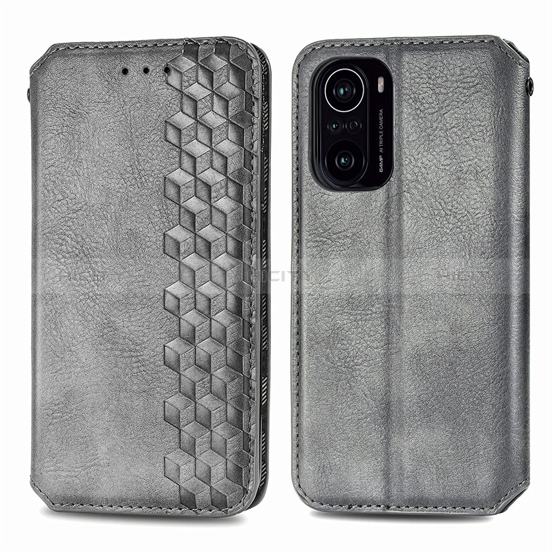 Funda de Cuero Cartera con Soporte Carcasa S01D para Xiaomi Redmi K40 Pro 5G