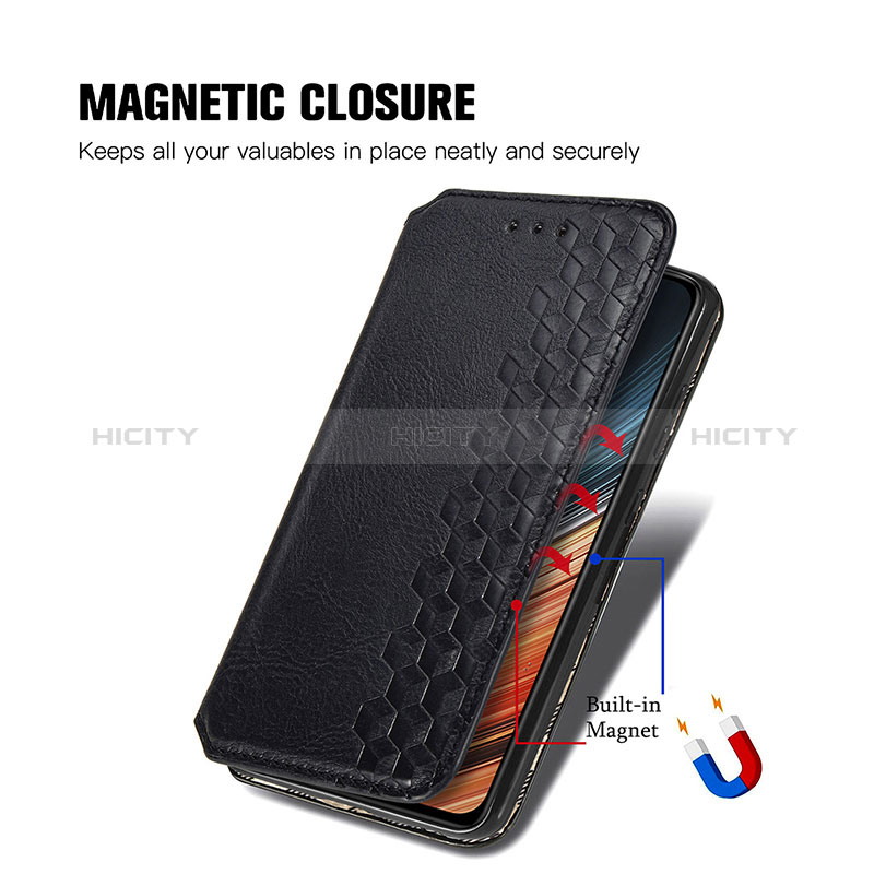 Funda de Cuero Cartera con Soporte Carcasa S01D para Xiaomi Redmi K40S 5G