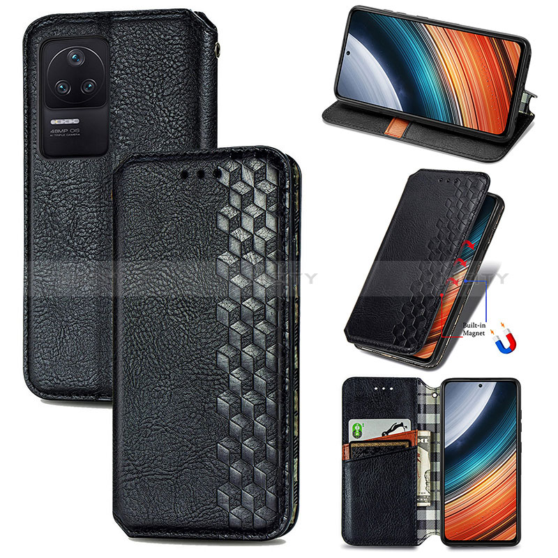 Funda de Cuero Cartera con Soporte Carcasa S01D para Xiaomi Redmi K40S 5G