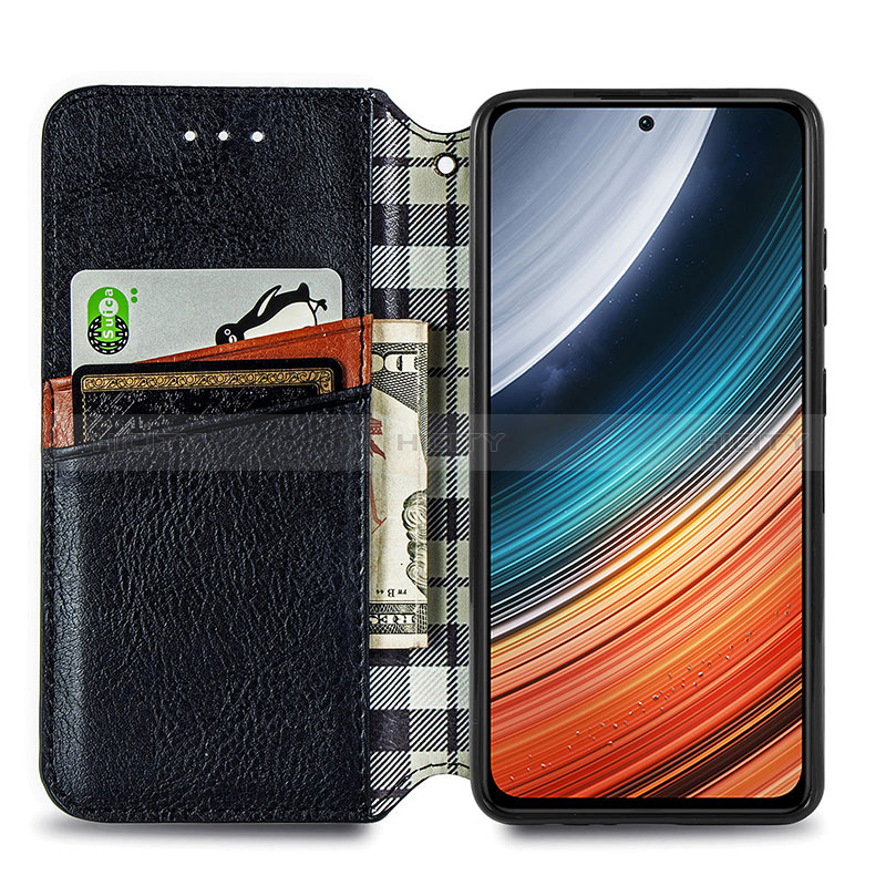 Funda de Cuero Cartera con Soporte Carcasa S01D para Xiaomi Redmi K40S 5G