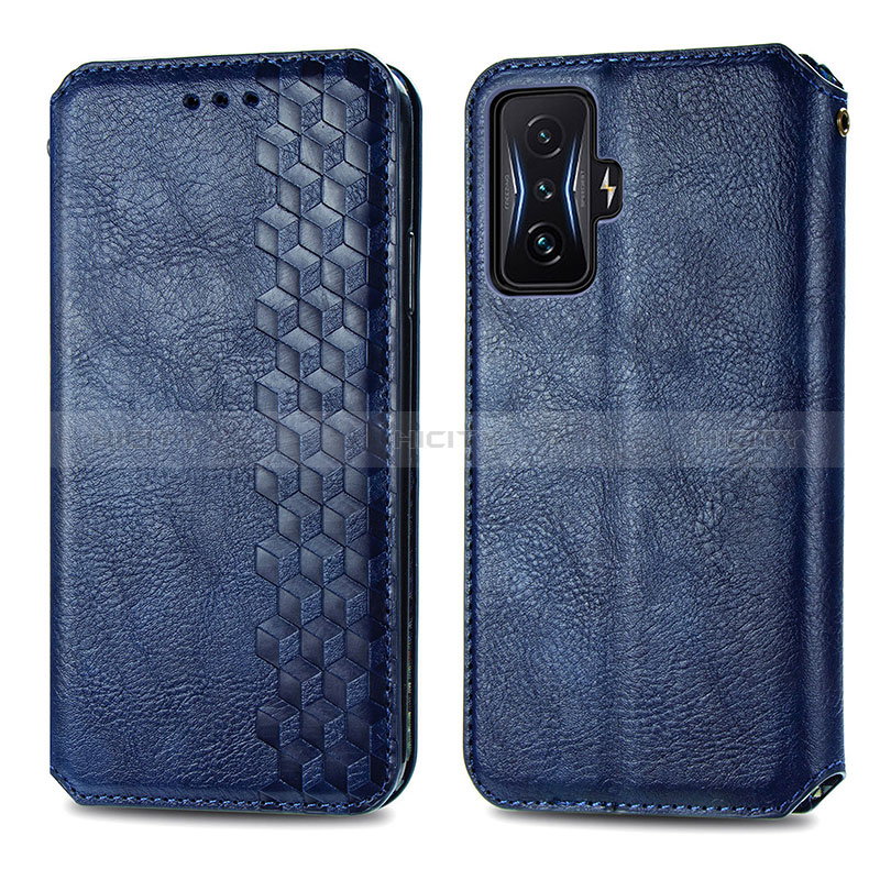 Funda de Cuero Cartera con Soporte Carcasa S01D para Xiaomi Redmi K50 Gaming 5G