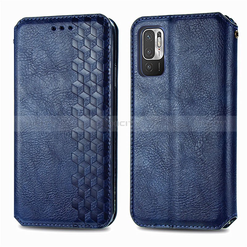 Funda de Cuero Cartera con Soporte Carcasa S01D para Xiaomi Redmi Note 10 JE 5G