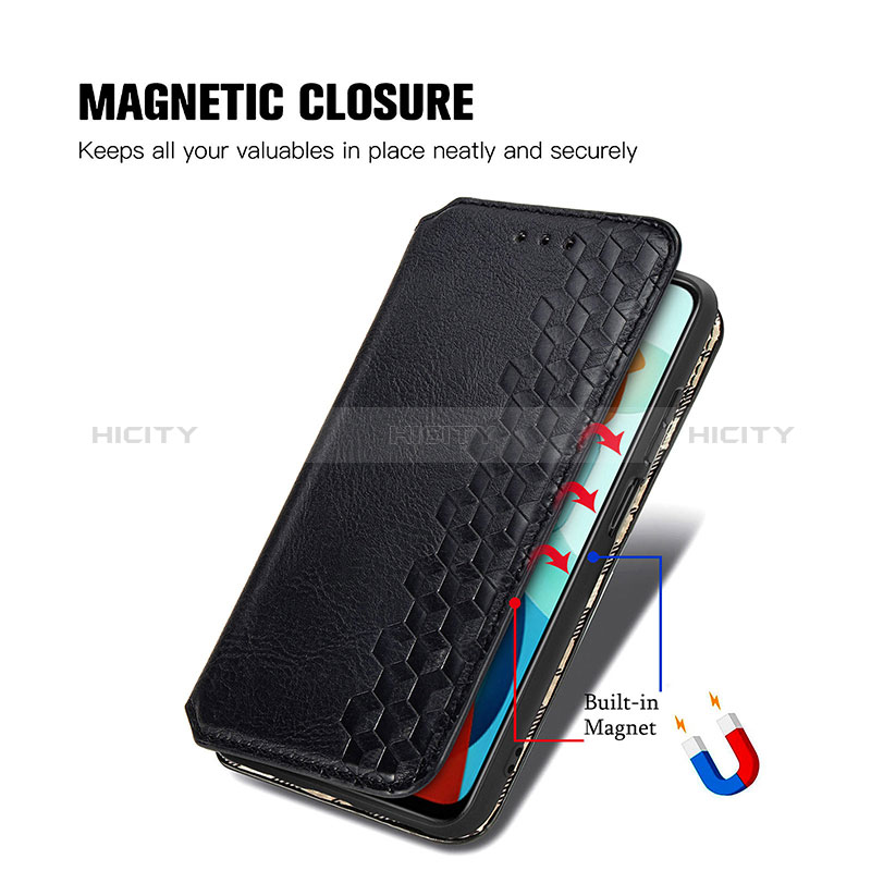 Funda de Cuero Cartera con Soporte Carcasa S01D para Xiaomi Redmi Note 10 Pro 5G