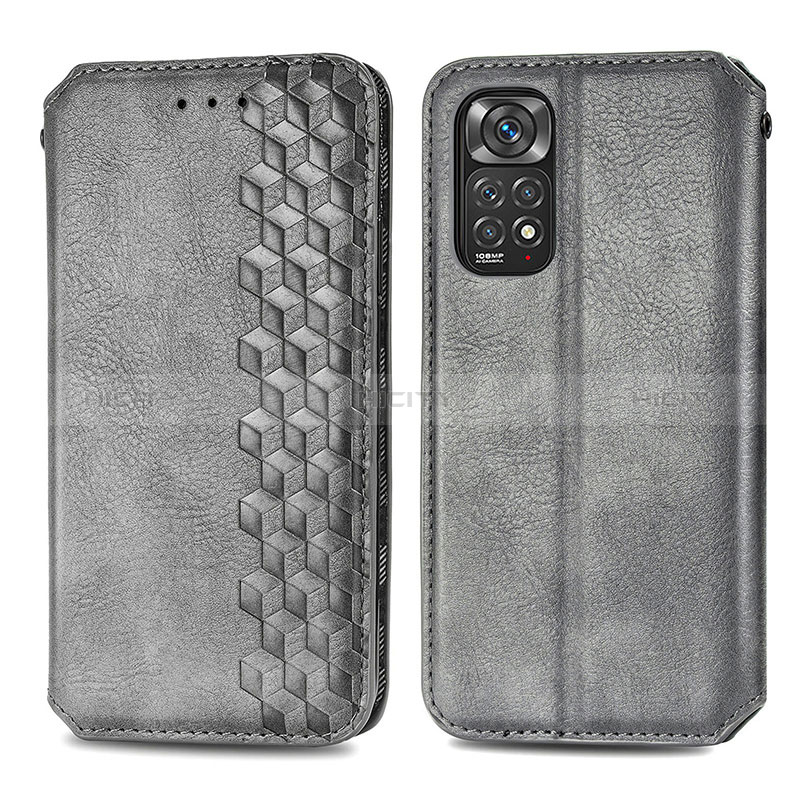 Funda de Cuero Cartera con Soporte Carcasa S01D para Xiaomi Redmi Note 11 4G (2022)