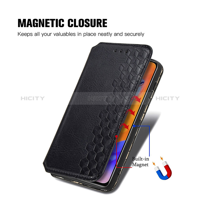 Funda de Cuero Cartera con Soporte Carcasa S01D para Xiaomi Redmi Note 11 Pro 4G