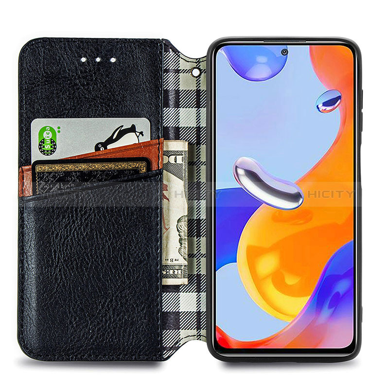 Funda de Cuero Cartera con Soporte Carcasa S01D para Xiaomi Redmi Note 11 Pro 4G