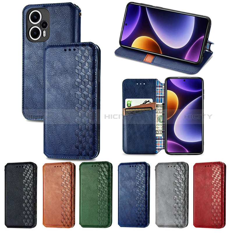 Funda de Cuero Cartera con Soporte Carcasa S01D para Xiaomi Redmi Note 12 Turbo 5G