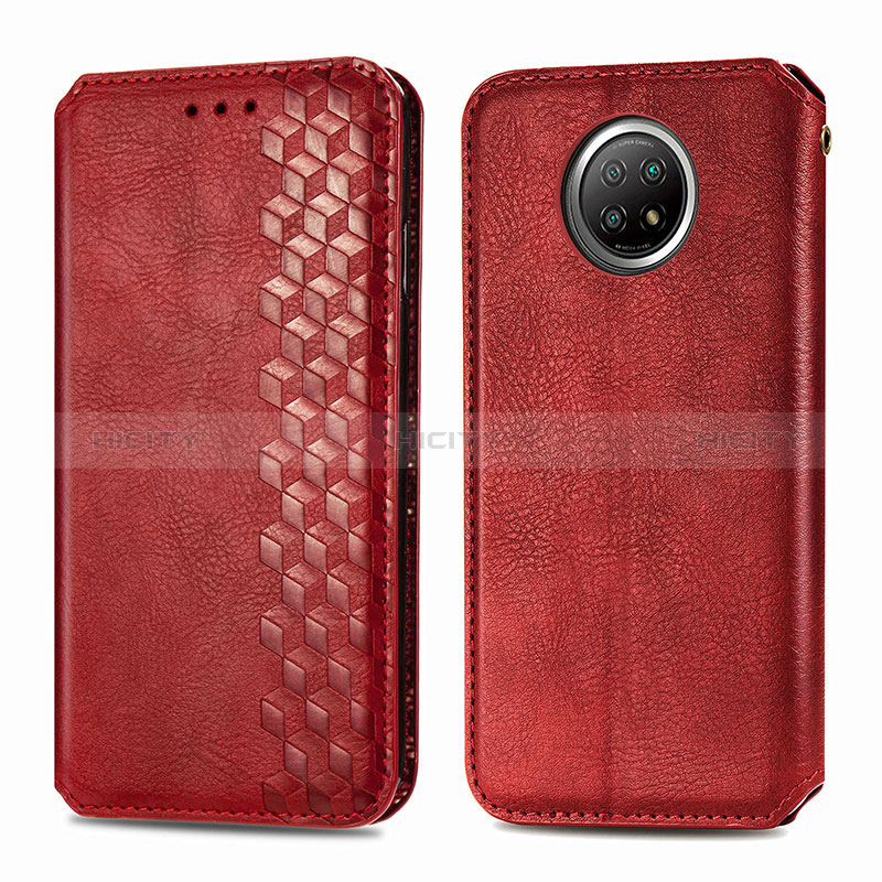 Funda de Cuero Cartera con Soporte Carcasa S01D para Xiaomi Redmi Note 9 5G