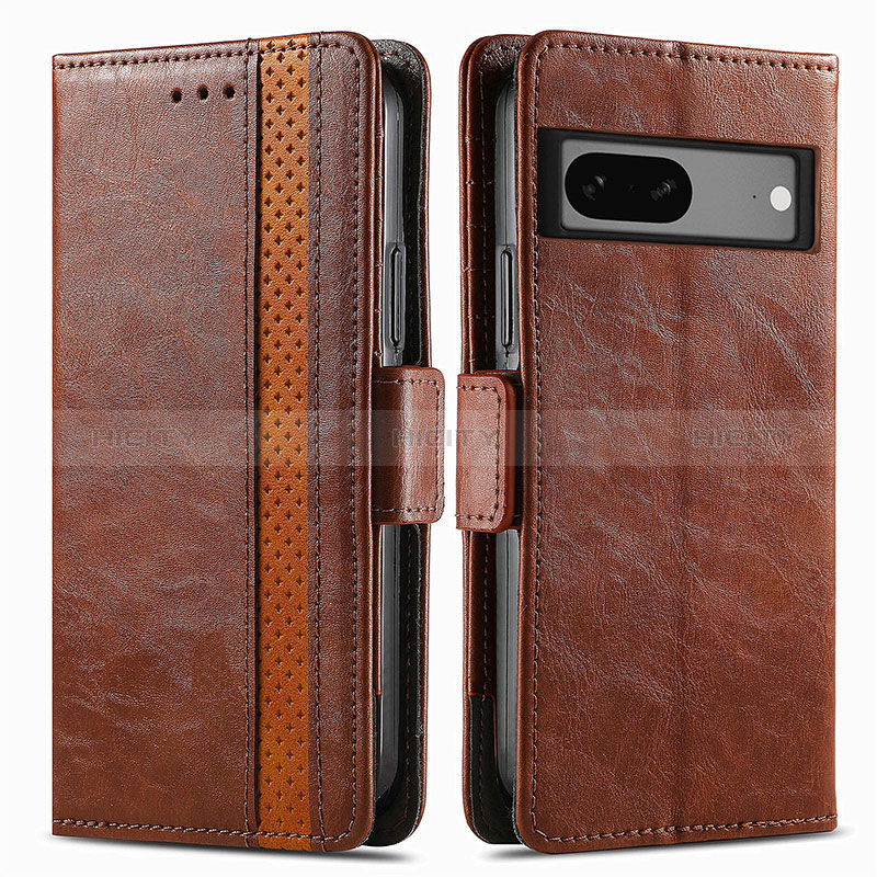 Funda de Cuero Cartera con Soporte Carcasa S02D para Google Pixel 7 5G