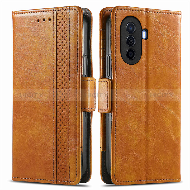 Funda de Cuero Cartera con Soporte Carcasa S02D para Huawei Enjoy 50