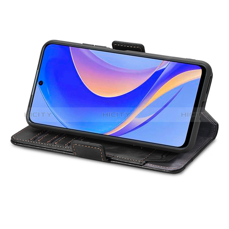 Funda de Cuero Cartera con Soporte Carcasa S02D para Huawei Enjoy 50 Pro