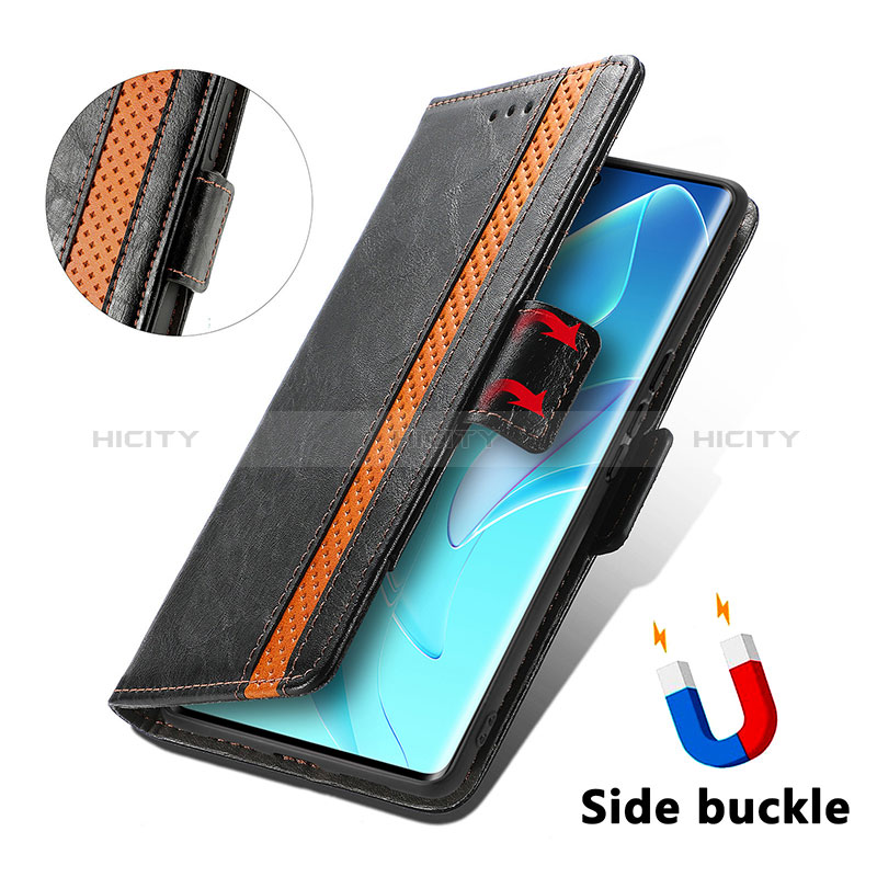 Funda de Cuero Cartera con Soporte Carcasa S02D para Huawei Honor 60 Pro 5G