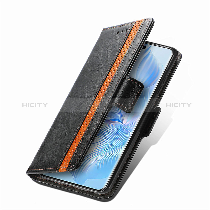 Funda de Cuero Cartera con Soporte Carcasa S02D para Huawei Honor 80 Pro Flat 5G