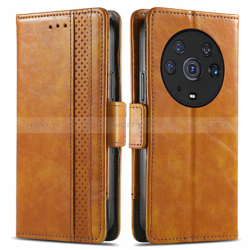 Funda de Cuero Cartera con Soporte Carcasa S02D para Huawei Honor Magic3 Pro 5G