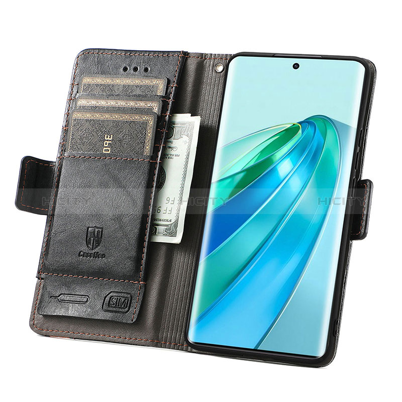 Funda de Cuero Cartera con Soporte Carcasa S02D para Huawei Honor Magic5 Lite 5G