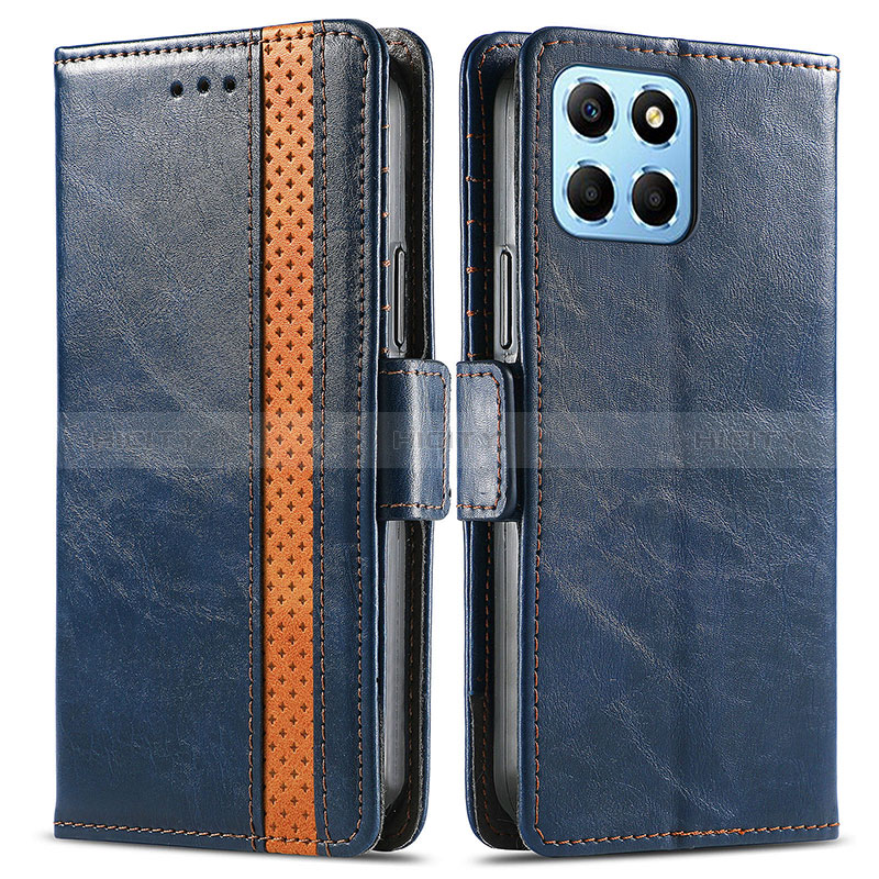 Funda de Cuero Cartera con Soporte Carcasa S02D para Huawei Honor X6 5G