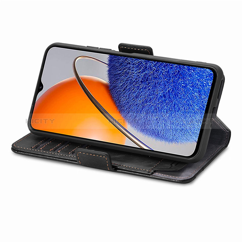 Funda de Cuero Cartera con Soporte Carcasa S02D para Huawei Nova Y61