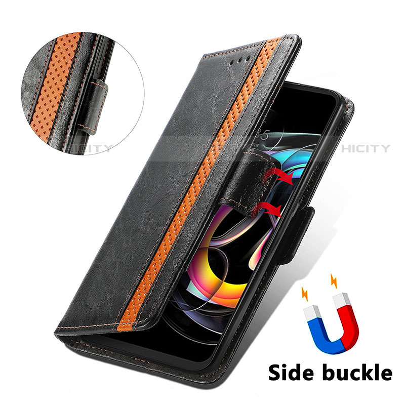 Funda de Cuero Cartera con Soporte Carcasa S02D para Motorola Moto Edge 20 Lite 5G