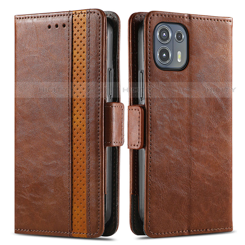 Funda de Cuero Cartera con Soporte Carcasa S02D para Motorola Moto Edge 20 Lite 5G