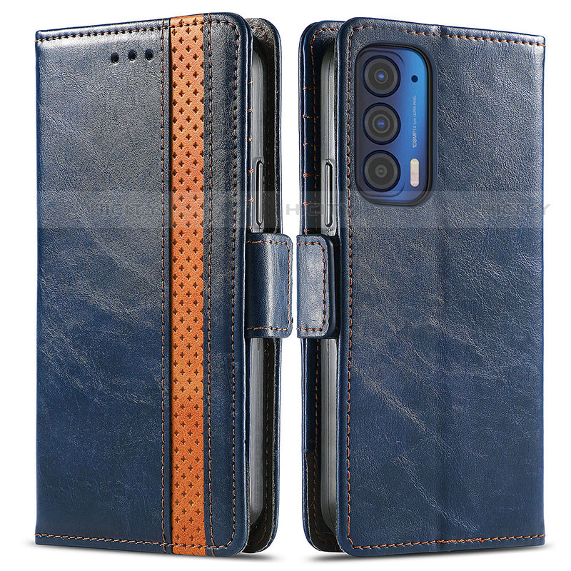 Funda de Cuero Cartera con Soporte Carcasa S02D para Motorola Moto Edge (2021) 5G