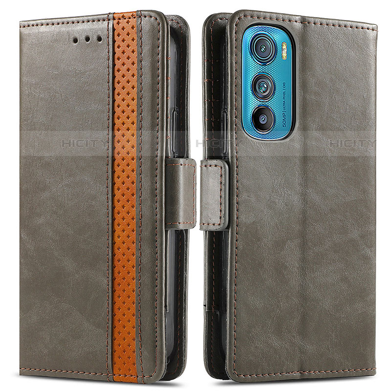 Funda de Cuero Cartera con Soporte Carcasa S02D para Motorola Moto Edge 30 5G