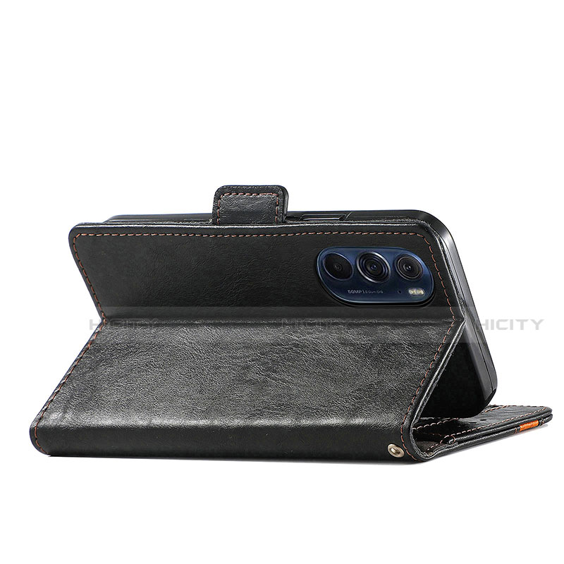 Funda de Cuero Cartera con Soporte Carcasa S02D para Motorola Moto Edge 30 Pro 5G