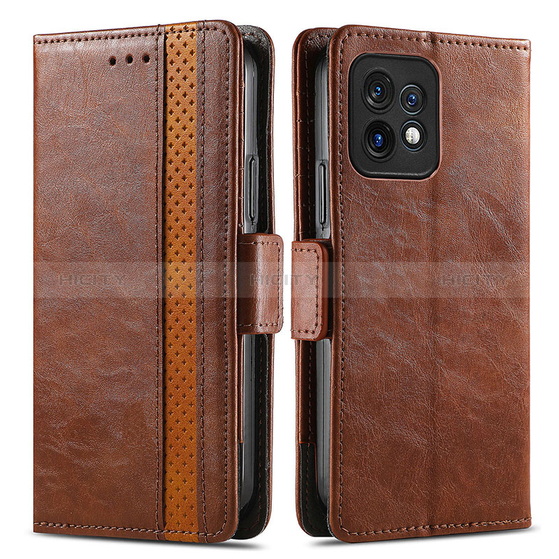 Funda de Cuero Cartera con Soporte Carcasa S02D para Motorola Moto Edge Plus (2023) 5G