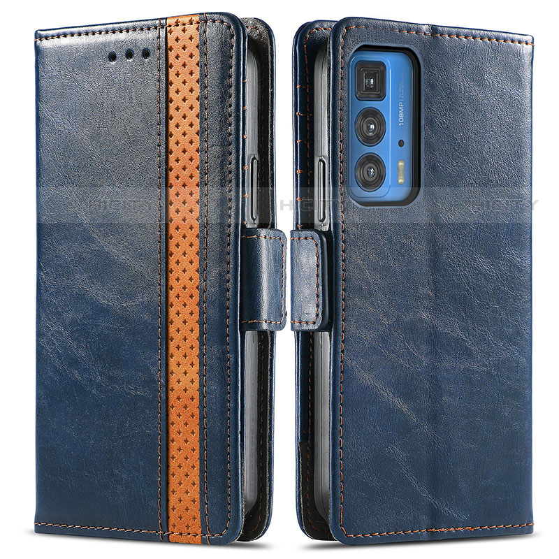 Funda de Cuero Cartera con Soporte Carcasa S02D para Motorola Moto Edge S Pro 5G