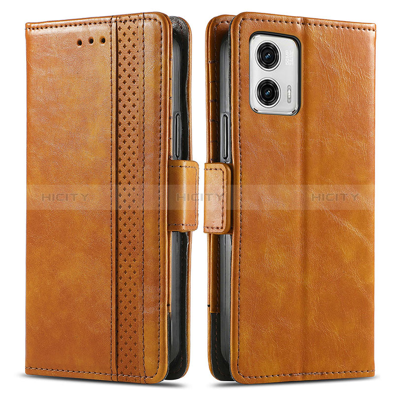 Funda de Cuero Cartera con Soporte Carcasa S02D para Motorola Moto G73 5G