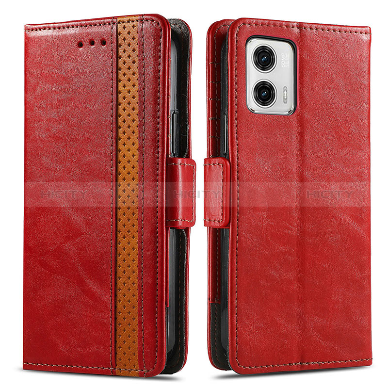 Funda de Cuero Cartera con Soporte Carcasa S02D para Motorola Moto G73 5G