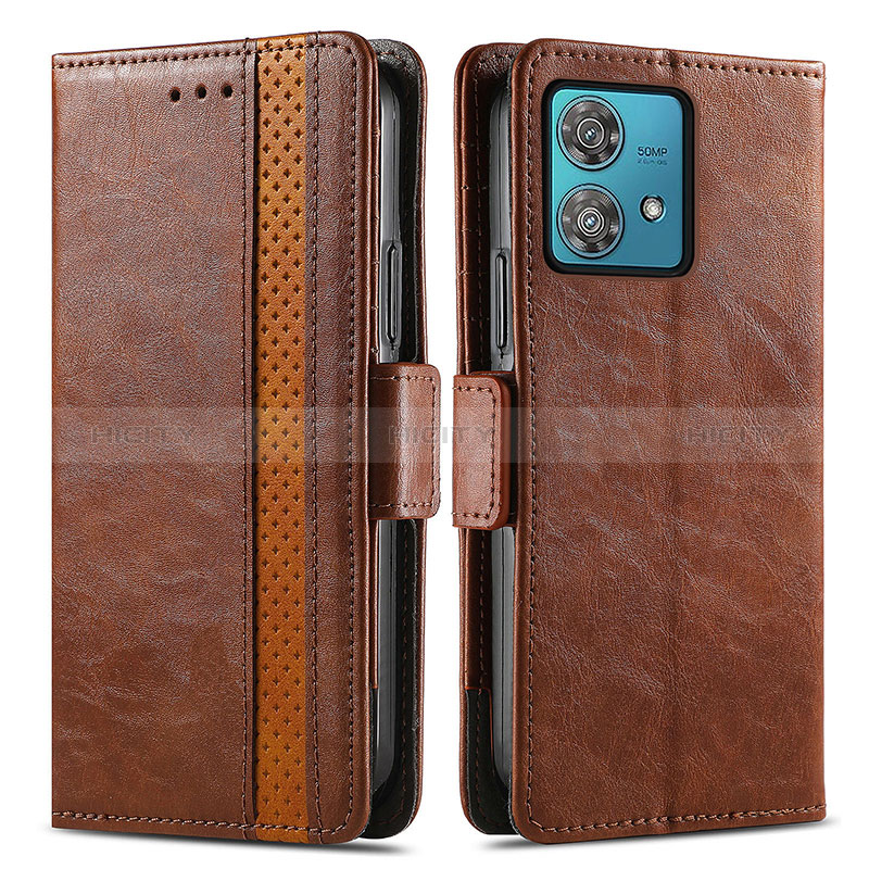 Funda de Cuero Cartera con Soporte Carcasa S02D para Motorola Moto G84 5G