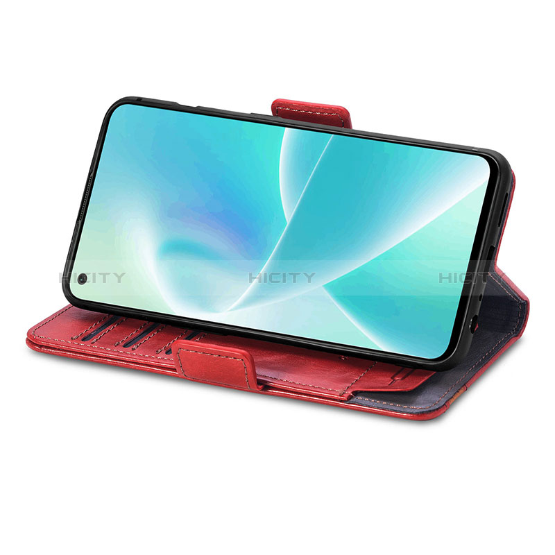 Funda de Cuero Cartera con Soporte Carcasa S02D para OnePlus Nord 2T 5G