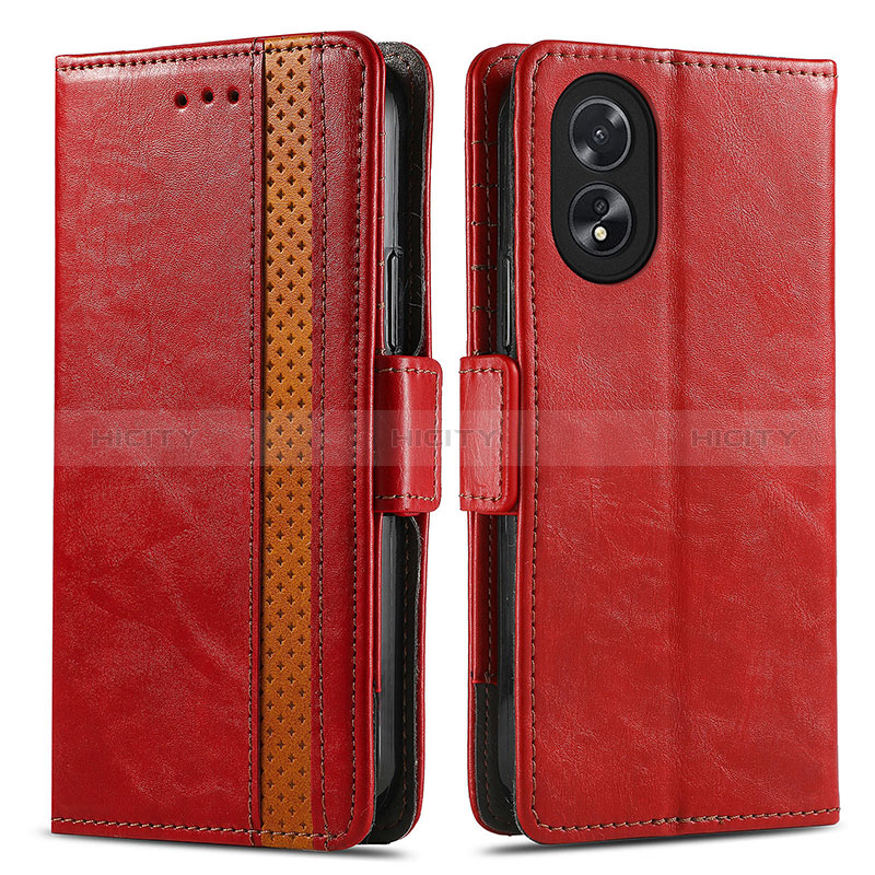 Funda de Cuero Cartera con Soporte Carcasa S02D para Oppo A38