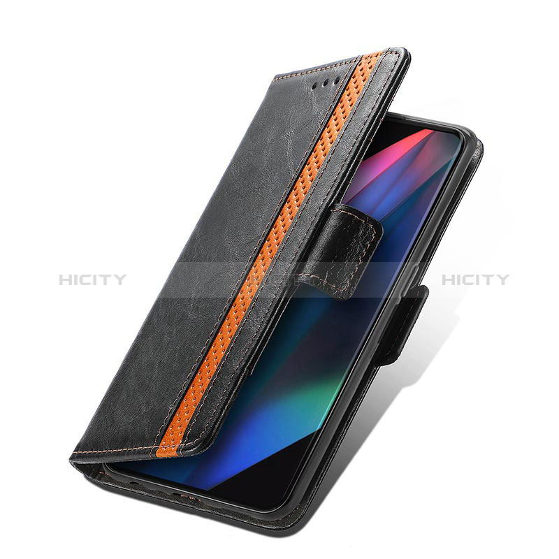 Funda de Cuero Cartera con Soporte Carcasa S02D para Oppo Find X3 5G