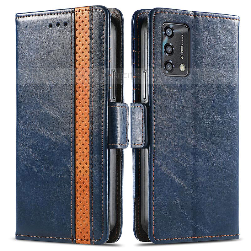 Funda de Cuero Cartera con Soporte Carcasa S02D para Oppo Reno6 Lite